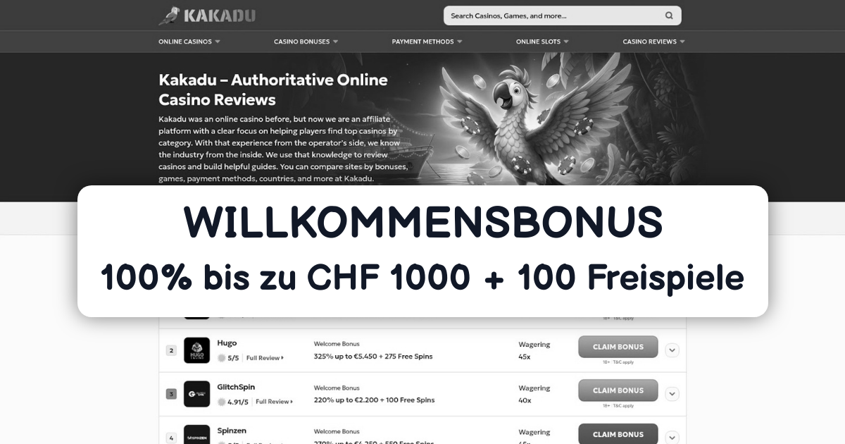 Kakadu Casino Schweiz